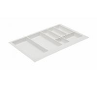 Cutlery tray inserts for kitchen drawers cabinet sizes 400-900 WHITE
