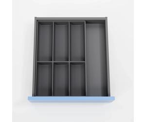 Cutlery Tray Steel Soft-Touch | 47.2x30 cm | Blum AMBIA-LINE | Orion Grey | Cutlery Organiser