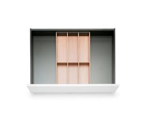 Cutlery Tray Wood | 47.2x30 cm | Blum AMBIA-LINE | Tennessee Nut | Cutlery Organiser
