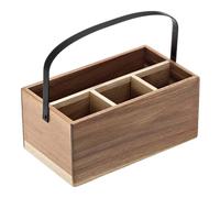 Cutlery Tray Wood Acacia 4 Compartments 25x15x11.7 Cm Leone