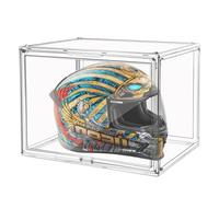 Cutora 2Pack Extra Large 17.7"X13"X13" Clear Acrylic Organizer Box Display Case, Plastic Holder with Magnetic Door for Figures, Books, Handbags, Purses, Boots