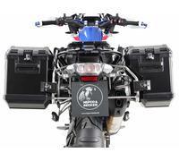 Cutout stainless steel luggage carrier set in xplorer Cutout black...