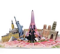 CUTPOPUP Always With You Pop Up Anniversary Cards, 3D Valentines Cards, Wedding Anniversary Card for Him Her Wife Husband Mum Dad Grandma, Birthday Card, Mothers Day (Effel) US8-LO202UK