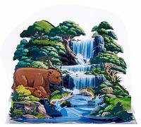 CUTPOPUP Bears Mothers Day Cards 2025, Birthday Cards for Mum, Flowers 3D Gift Card, Pop Up Cards for Wife, Mom, Mam, Grandma, Grandmother (Bear Mama) US8-SD233UK