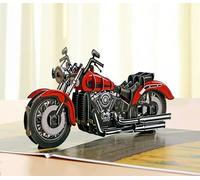 CUTPOPUP Classic Motorcycle Birthday Cards for Men, 3D Idea Gifts for Him, Dad Birthday Cards, Husband Birthday Card, Fathers Day Cards Grandad, Step Dad, Son, Men (Classic Motorcycle1) US8-SD248UK