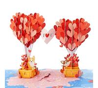 CUTPOPUP Corgi Couple Pop Up Anniversary Cards, 3D Valentines Cards, Wedding Anniversary Card, Husband Valentines Day Card for Him Her Wife Husband Mum Dad Son Daughter (Corgi Couple) US8-LO167UK