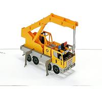 CUTPOPUP Fathers Day Card, 3d Greeting, Birthday Pop Up Card (Crane) UK