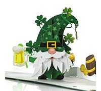 CUTPOPUP Gnome Patrick's Day 3D Card, Patrick Cards, Pop Up Greeting Cards, US8-SD145UK1515