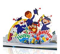 CUTPOPUP Happy Graduation Card Pop Up, 3D College Graduation Card, High School Graduation Card Pop Up, Thank You Graduation Cards 2023 (Happy Graduation) US8-23UK1520