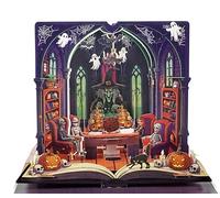 CUTPOPUP Haunted Night Pop Up Halloween Cards, Trick or Treat, 3D Halloween Greeting Card with Envelopes for Family Members, Friends, Her, Wife, Him, Husband, Mom, Mum (Haunted Night) US8-SD260UK