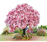 CUTPOPUP Magnolia with Blue Jay Couple Pop Up Anniversary Cards, Wedding Anniversary Card, 3D Valentines Day, Romantic Love Gifts for Her Him Wife Husband Mum Dad Mothers Day (Magnolia) US8-LO171UK