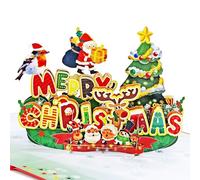 CUTPOPUP Robin Bird Merry Christmas Cards 2025, Pop Up Christmas Cards w Envelope, 3D Xmas Card, Holiday Greeting Card Gifts for Her Him Wife Husband Family Son Mum Dad CN268UK