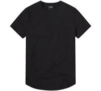Cuts Clothing Men's Premium AO Crew Neck Casual Short Sleeve T-Shirt | Classic Curve Hem | PYCA Pro Soft Fabric, Black, Medium