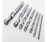 Cuts Smoothly Left Handed Carbide Drill Bit Set Featuring Straight Shanks for Electric Drilling Tasks (8mm)