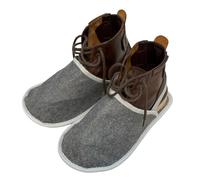 CUTSUGOK Felt museum slippers overshoes shoe covers overslippers for floor protection against dirt and scratches, craftsman slippers grey M (7-11 UK)