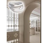 Cuttable 3D Arch Shaped Molding Trim, Flexible Interior Archway Wall Molding Strip Home Decor, Decorative Rounded Door Frame Edge Trim Lines(W 2cm (3/4"),L 9m (29.5ft))
