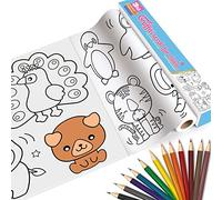 Cuttable Drawing Roll for Children, JunD Painting Roll for Children to Colouring, 30 x 300 cm, Large DIY Colouring Roll for Children, Drawing Roll Colouring for Children from 5 Years, Gift and Motor