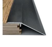 Cuttable Floor Transition Strip for Seamless Entry Ramp, Reduces Height Differences Between Flooring Types