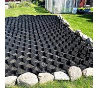 Cuttable Honeycomb Garden Grid Stabilizer - 2" Tall Permeable Pavers for Slope Stabilization 4x7m (13x23ft) Ground Reinforcement Mesh System
