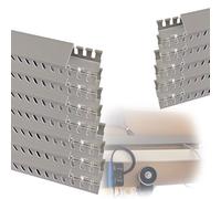 Cuttable Open Slot Wire Channel, Cord Concealer Organizer With Cover, Wire Duct Slot Wiring Raceway For Under Desk Industrial Cable Management(12 PCS,W X H 40mm X 40mm)