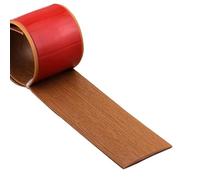 Cuttable PVC Transition Strip, Peel and Stick Threshold Strip, Floor Cover Strip for Wood Tile Carpet, Waterproof Flexible Door Threshold(Style E,1m (3.3ft))