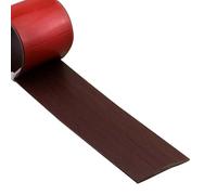 Cuttable PVC Transition Strip, Peel and Stick Threshold Strip, Floor Cover Strip for Wood Tile Carpet, Waterproof Flexible Door Threshold(Style D,12m (39.4ft))