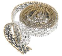 Cuttable Rhinestone Ribbon for Crafts and Decorations 1m Roll