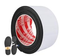 Cuttable Shoe Bottom Pad - Self Adhesive Non-Skid Shoe Grip Pads - EVA Noise Reduction Sticker 200x4-10cm | Anti-Slip Sole Protector for Boot Heels and Shoes | for Repair and Safety