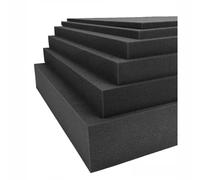 Cuttable Sponge Sheet, Foam Pad Inserts, 1PC High Density Precorted Toolbox Pre-Cut Pick Apart For Hard Case And Flight Pluck Foams Tool(Black H 2cm,L 30cm x W 25cm)