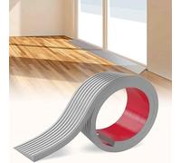 Cuttable Threshold Ramp,Natural Rubber Wheelchair Ramp,Non-Slip Solid Rubber Ramp with Double-Sided Tape,Durable Vented Garage Floor Tiles,for Doorways, Driveways, Bathroom, Smooth Tile(Gray,50mm*10mm