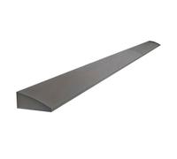 Cuttable Threshold Ramps,Solid Flexible Silicone Ramp Threshold Strip for Sweeping Robot,Self-Adhesive Indoor Threshold Wheelchair Ramp,for Doorways, Driveways, Bathroom(Gray,5 * 1.8 * 100cm)