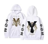 CUTTE Bad Omens Tour Official Hoodie | Y2K Retro Oversized Pullover | Autumn Winter Streetwear Merch (White,M)