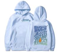 CUTTE BOYNEXTDOOR HOW Official Hoodie | Kpop Group Merch | Unisex Streetwear Pullover (light-blue,M)