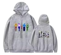 CUTTE Chris Brown 11:11 Tour Hoodie - Unisex Long Sleeve Pullover, Casual Graphic Print Sweatshirt (grey,S)