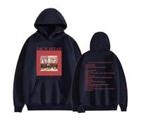 CUTTE Country Music Graphic Hoodie | Zach Bryan Vintage Design, Unisex Casual Pullover for Men and Women (navy blue,XS)