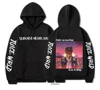 CUTTE Juice WRLD Inspired Hoodie | Legends Never Die 999 Graphic, Unisex Streetwear Pullover (black,S)