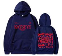 CUTTE Katseye Beautiful Chaos Official Merch | Unisex Hoodie & Pullover | Fan Fashion Comfort Fit (navy blue,S)
