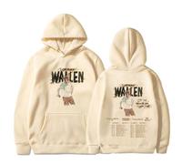 CUTTE Morgan Wallen I'm The Problem Tour Official Merch | Country Music Hoodie | Unisex Pullover Sweatshirt (khaki,XL)
