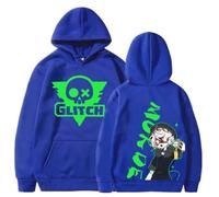 CUTTE Murder Drones Hoodie, Official Series Logo Pullover, Unisex Oversized Fleece Sweatshirt (7-dark-blue,XS)