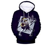 CUTTE Murder Drones Official Hoodie | 3D Print Cosplay Oversized Unisex | Anime Streetwear Graphic Pullover (YX2265,M)