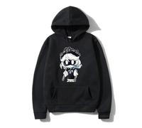 CUTTE Murder Drones Official Merch | Serial Designation Hoodie | Unisex Oversized Comfort Fit (black,3XL)