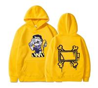 CUTTE Murder Drones Serial Designation N Hoodie - Unisex Oversized Fleece Pullover, Couple Matching Streetwear (Yellow,S)