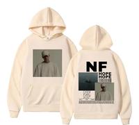 CUTTE NF Hope Hoodie for Men | Rapper Graphic Sweatshirt | Long Sleeve Pullover | Hip Hop Music Fan Merch (4,S)