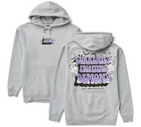 CUTTE Sam and Colby Hell Week Merch Hoodie | XPLR Fighting Demons HW Unisex Sweatshirt | Official Halloween Clothing (Light,S)