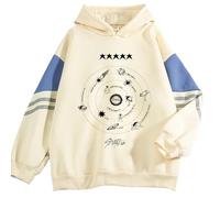 CUTTE Stray Kids 5-STAR Hoodie, MANIAC NOEASY MIROH Tour Pullover, Y2K Oversized Zip Up with Hyunjin Han Felix Jisung Designs, Unisex Harajuku Streetwear (apricot,XXL)