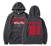 CUTTEE Ottawa Centaurs Rozanov 81 Hoodie | Heated Rivalry Ilya Rozanov 81 Ice Hockey Sweatshirt, Game Changers Series Fan Merch-Dark gray||l