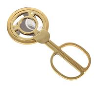 Cutter - 5.28 Inch Cutter | Stainless Steel Bag - Three Gold Plated Scissors for Birthday Christmas Father's Day Gift and for Easy Cutting