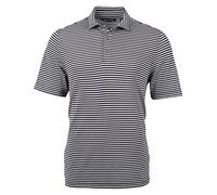 Cutter & Buck Big & Tall Short Sleeve Virtue Eco Pique Stripe Recycled Mens Big and Tall Polo