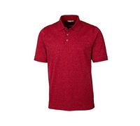 Cutter & Buck Men's Advantage Polo Space Dye Shirt, Dark Cardinal Red, XL
