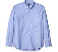Cutter & Buck mensWrinkle Resistant Easy Care Stretch Oxford Button Down Shirt Long Sleeve Button Down Shirt - Blue - XXXL